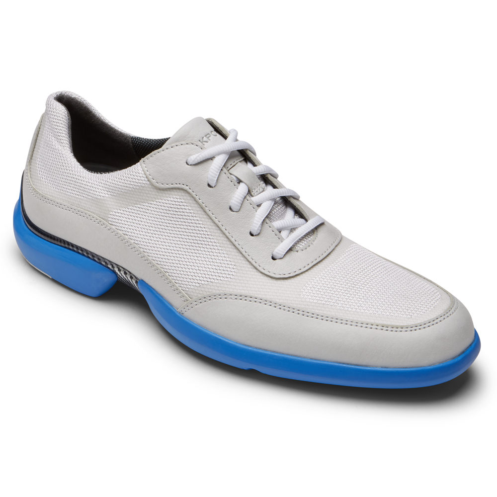 Zapatillas Rockport Hombre Mexico - Total Motion Advance Sport Mesh Shoe Blancos - SFWNU7268